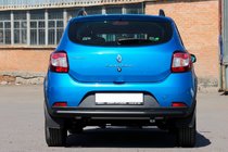 Dacia Sandero 2013–2020 Takasuojakaari AK002 Black (ruostumaton teräs) kuva 4