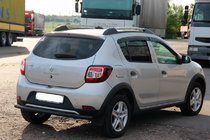 Dacia Sandero 2013–2020 Takasuojakaari AK002 Black (ruostumaton teräs) kuva 5
