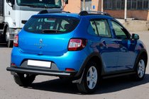 Dacia Sandero 2013–2020 Takasuojakaari AK002 Black (ruostumaton teräs) kuva 7