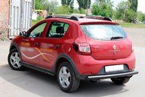 Dacia Sandero 2013–2020 Takasuojakaari AK002 Black (ruostumaton teräs) kuva 8