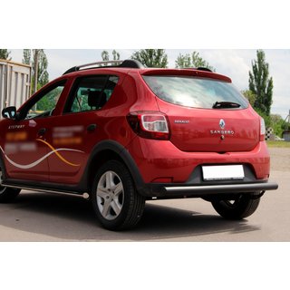 Takasuojakaari AK002 Black (ruostumaton teräs) Dacia Sandero 2013–2020 kuva 2