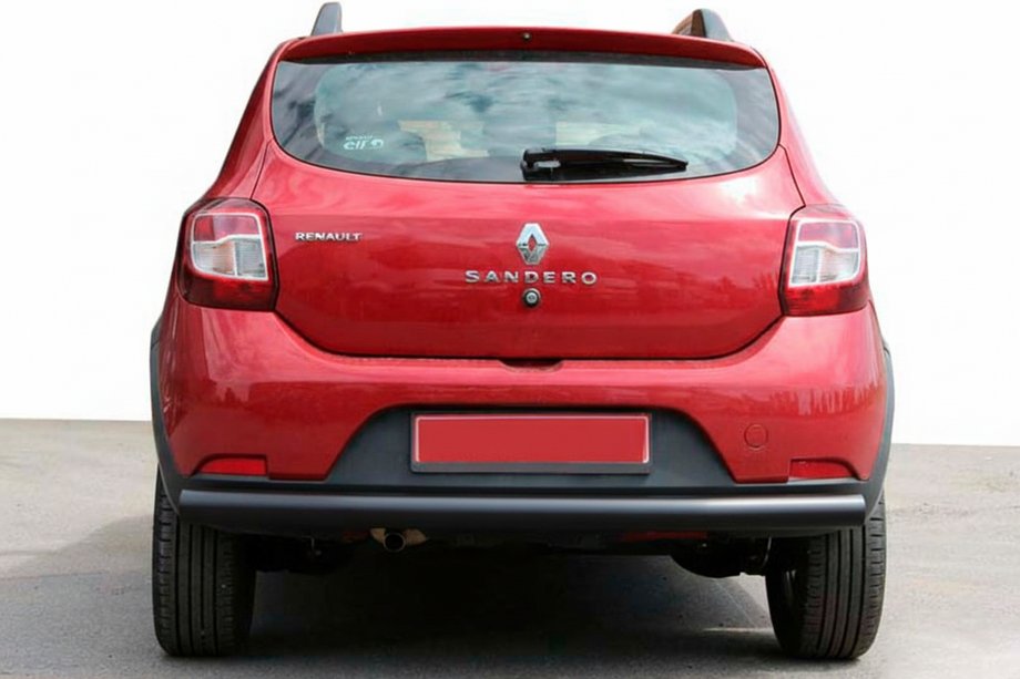 Dacia Sandero 2013–2020 Takasuojakaari AK002 Black (ruostumaton teräs) Image