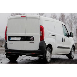 Takakulmaputket AK003 Black (ruostumaton teräs) Fiat Doblo II 2010–2022 kuva 2
