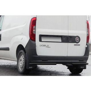 Takakulmaputket AK003 Black (ruostumaton teräs) Fiat Doblo II 2010–2022 kuva 1
