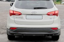 Hyundai Santa Fe 3 2012–2018 Takasuojakaari AK002 Black (ruostumaton teräs) kuva 3