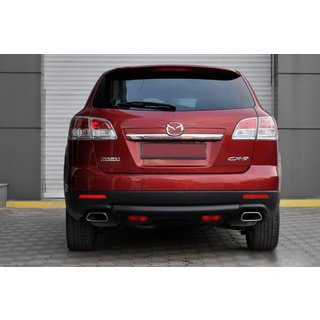 Takasuojakaari AK002 Black (ruostumaton teräs) Mazda CX-9 2007–2016 kuva 2