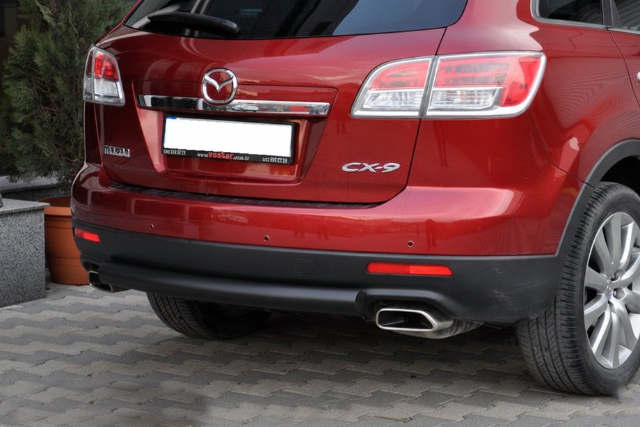 Mazda CX-9 2007–2016 Takasuojakaari AK002 Black (ruostumaton teräs) Image