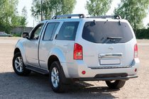 Nissan Pathfinder R51 2005–2014 Takasuojakaari AK002 Black (ruostumaton teräs) kuva 3