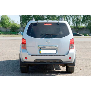 Takasuojakaari AK002 Black (ruostumaton teräs) Nissan Pathfinder R51 2005–2014 kuva 2