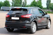 Nissan Qashqai 2014–2021 Takasuojakaari AK002 Black (ruostumaton teräs) kuva 1