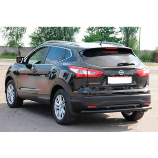 Takasuojakaari AK002 Black (ruostumaton teräs) Nissan Qashqai 2014–2021 kuva 3