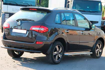 Renault Koleos 2008–2016 Takasuojakaari AK002 Black (ruostumaton teräs) kuva 2