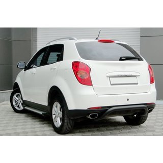 Takasuojakaari AK006 Black (ruostumaton teräs) SsangYong Korando 2010–2019