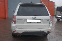 Subaru Forester 2008–2013 Takasuojakaari AK002 Black (ruostumaton teräs) kuva 2