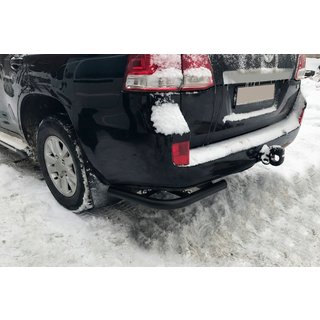 Takakulmapalat AK003 Black (2 kpl, ruostumaton teräs) Toyota Land Cruiser 200 2007–2021 kuva 1