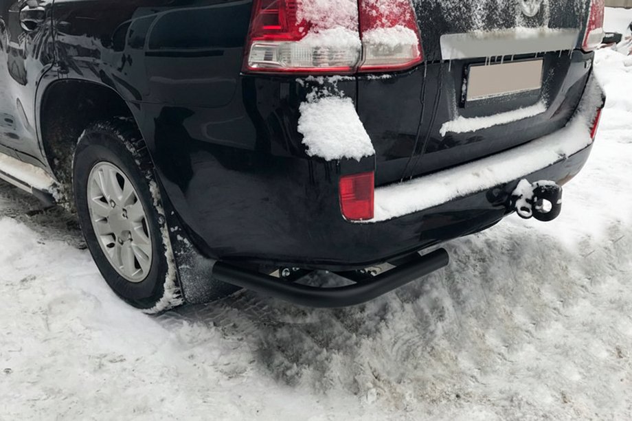 Toyota Land Cruiser 200 2007–2021 Takakulmapalat AK003 Black (2 kpl, ruostumaton teräs) Image