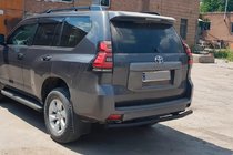Toyota Land Cruiser Prado 150 2009–2023 Takasuojakaari AK002 Black (ruostumaton teräs) kuva 2