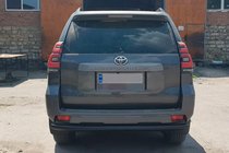 Toyota Land Cruiser Prado 150 2009–2023 Takasuojakaari AK002 Black (ruostumaton teräs) kuva 3