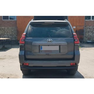 Takasuojakaari AK002 Black (ruostumaton teräs) Toyota Land Cruiser Prado 150 2009–2023 kuva 3