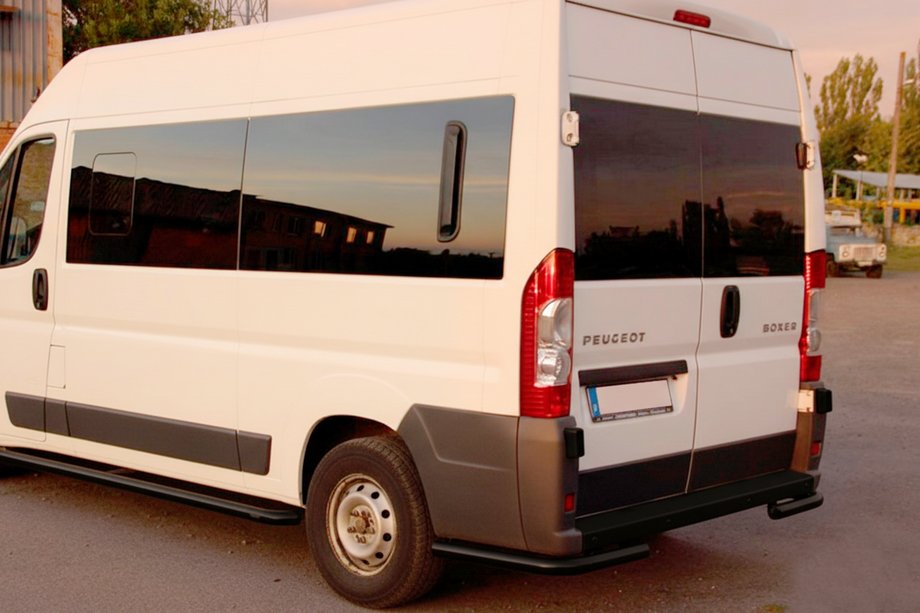 Peugeot Boxer 2006–2025 Takakulmapalat AK003 Black (2 kpl, ruostumaton teräs) Kuva 5