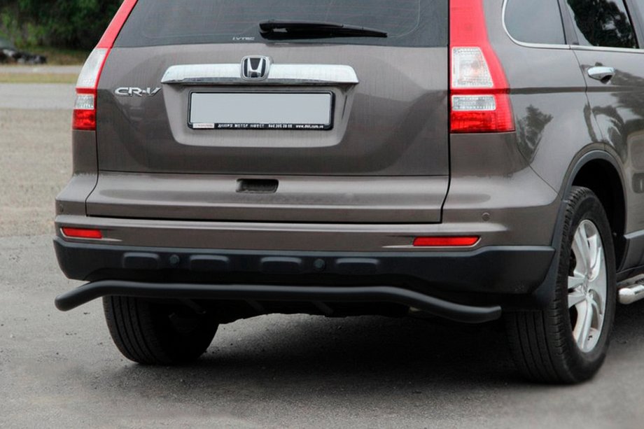 Honda CRV 2012–2016 Takasuojakaari AK008 Black (ruostumaton teräs) Image