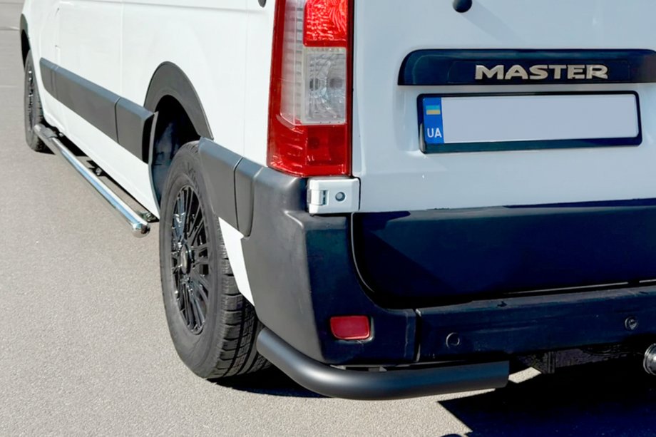 Nissan NV400 2010–2024 Takakulmapalat AK003 Black (2 kpl, ruostumaton teräs) Kuva 4