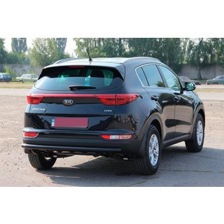 Takaosan suojakaari AK002 Black (ruostumaton teräs) Kia Sportage 2015–2021 kuva 3