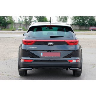 Takakulmasuojat AK003 Black (ruostumaton teräs) Kia Sportage 2015–2021 kuva 3
