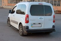 Citroen Berlingo 2008–2018 Takasuojakaari Black (ruostumaton teräs) 60 mm kuva 3