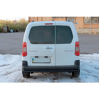 Takasuojakaari Black (ruostumaton teräs) 60 mm Citroen Berlingo 2008–2018 kuva 2