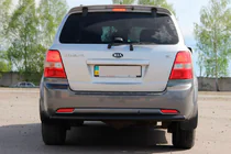 Kia Sorento I BL 2002–2009 Takasuojakaari AK002 Black (ruostumaton teräs) kuva 1