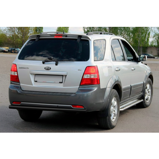 Takasuojakaari AK002 Black (ruostumaton teräs) Kia Sorento I BL 2002–2009 kuva 2