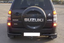 Suzuki Grand Vitara 2005–2017 Takasuojakaari AK003 Black (ruostumaton teräs) kuva 1