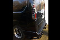 Renault Trafic 2015– Takakulmakaaret Black (2 kpl, ruostumaton teräs) kuva 2
