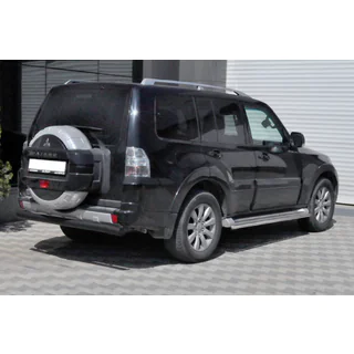 Takasuojakaari AK002 Black (ruostumaton teräs) Mitsubishi Pajero Wagon III 1999–2006 kuva 2
