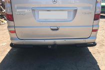 Mercedes Vito W639 2004–2014 Takakulmasuojat AK003 Black (2 kpl, ruostumaton teräs) keskipitkälle ja pitkälle akselivälille kuva 6
