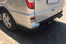 Mercedes Vito W639 2004–2014 Takakulmasuojat AK003 Black (2 kpl, ruostumaton teräs) keskipitkälle ja pitkälle akselivälille kuva 3