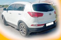 Kia Sportage 2010–2015 Takakaari AK002-1 Black (ruostumaton teräs) kuva 2