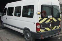 Opel Movano 2004–2010 Takasuojakaari AK002 Black (ruostumaton teräs) kuva 1