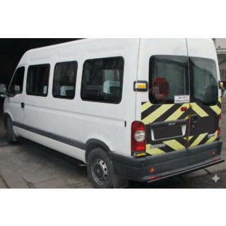 Takasuojakaari AK002 Black (ruostumaton teräs) Opel Movano 2004–2010