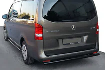 Mercedes Vito/V-class W447 2014– Takasuojakaari AK002 Black (ruostumaton teräs) kuva 1