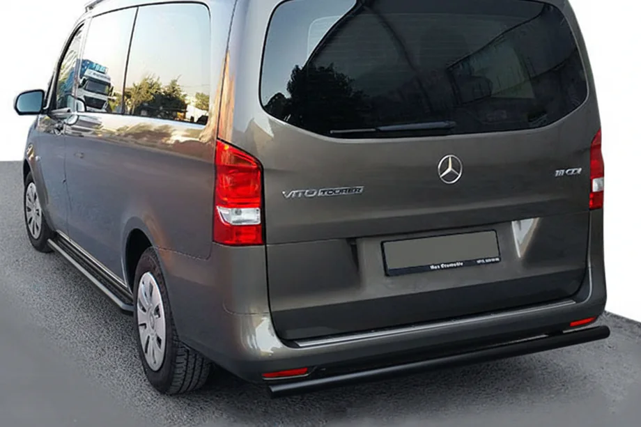 Mercedes Vito/V-class W447 2014– Takasuojakaari AK002 Black (ruostumaton teräs) Image