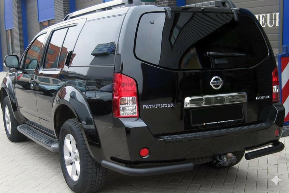 Nissan Pathfinder R51 2005–2014 Takakaari AK003 Black (ruostumaton teräs) Image