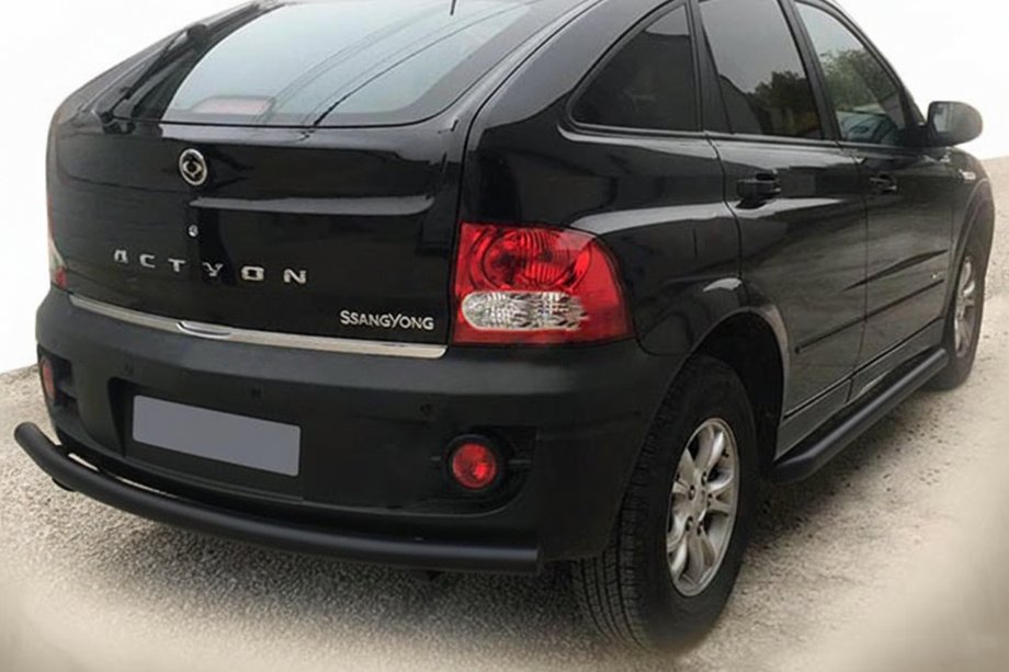 SsangYong Action 2005–2018 Takaosan suojakaari AK002 Black (ruostumaton teräs) Image