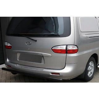 Takapuskurisuoja AK002 Black (2 kpl, ruostumaton teräs) Hyundai H200, H1, Starex 1998–2007