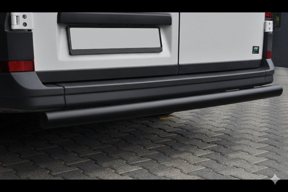 Volkswagen Crafter 2016– Takaosan suojakaari AK002 Black (ruostumaton teräs) Image