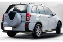 Chery Tiggo 3 2005– Takakulmapalat AK003 Black (2 kpl, ruostumaton teräs) kuva 1