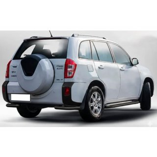 Takakulmapalat AK003 Black (2 kpl, ruostumaton teräs) Chery Tiggo 3 2005– kuva 1
