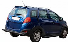 Chery Beat 2009–2015 Takasuojakaari AK002 Black (2 kpl, ruostumaton teräs) kuva 2