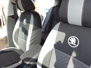 Skoda Octavia II A5 2006–2010 Auton penkinpäälliset (keinonahka↗kangas, Premium) kuva 10